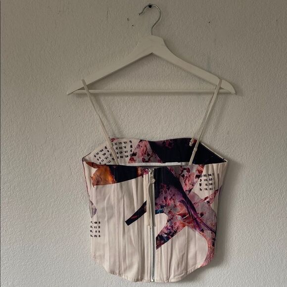 Miaou x Urban Outfitters Abstract Print Corset - Picture 4 of 6
